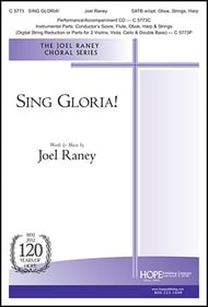 Sing Gloria! SATB choral sheet music cover Thumbnail